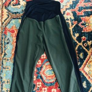 Army Green Maternity Pants - XS